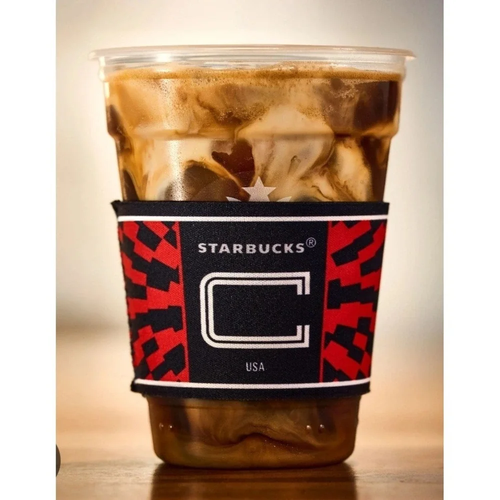 Lot‎ Of 2 Starbucks USA WORLD CUP Sleeves  NEW Soccer Futbol